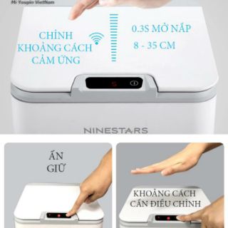 Thùng rác thông minh NINESTARS 10L