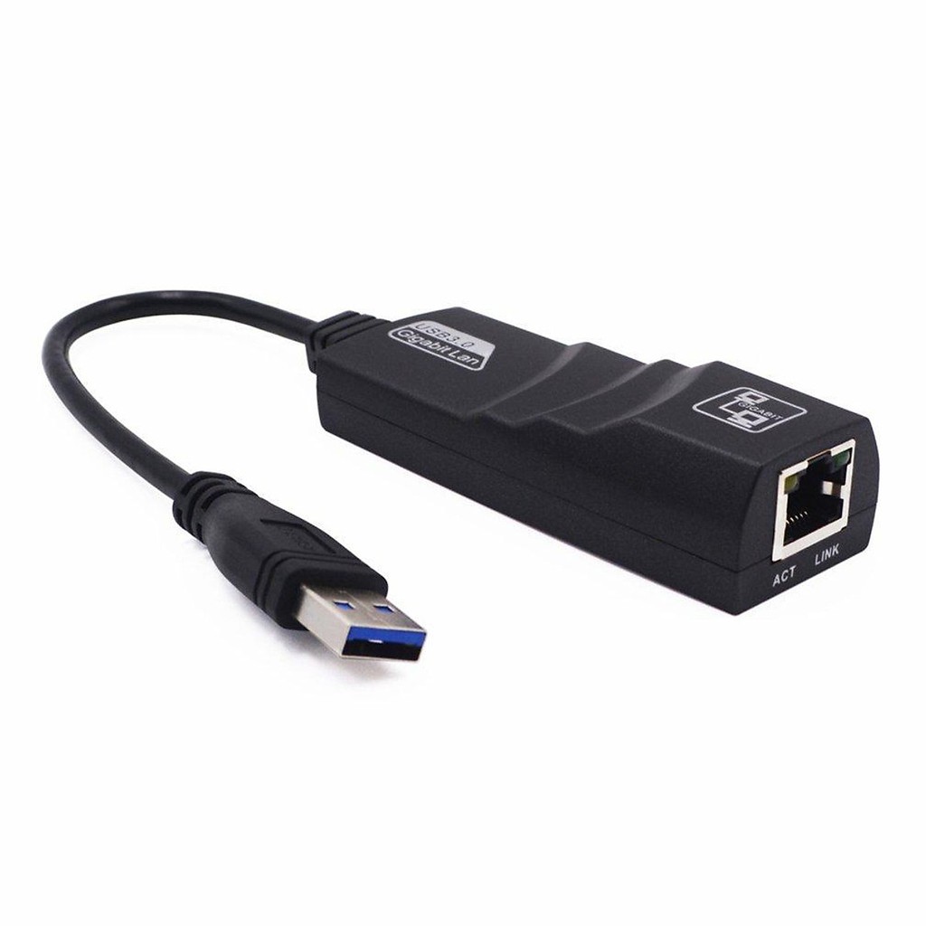 USB to lan 3.0 Dây chuyển đổi USB sang Lan 3.0 Cáp chuyển USB 3.0 to Lan hỗ trợ 10/100/1000 Mbps