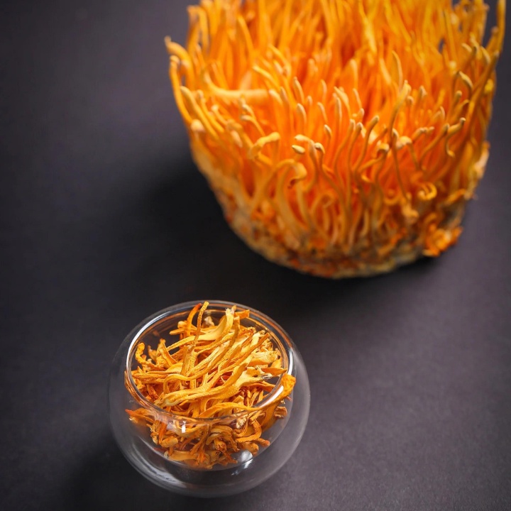 Đông Trùng Hạ Thảo Sấy Khô, Đông Trùng Hạ Thảo Sợi To Non Hàng Loại 1 Tốt Cho Sức Khoẻ