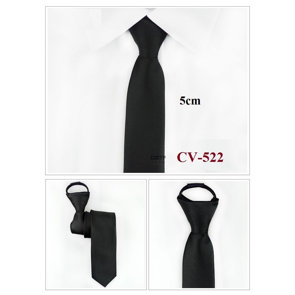Cà vạt nam cà vạt bản nhỏ 5cm hàng đẹp ,mầu đen,đỏ