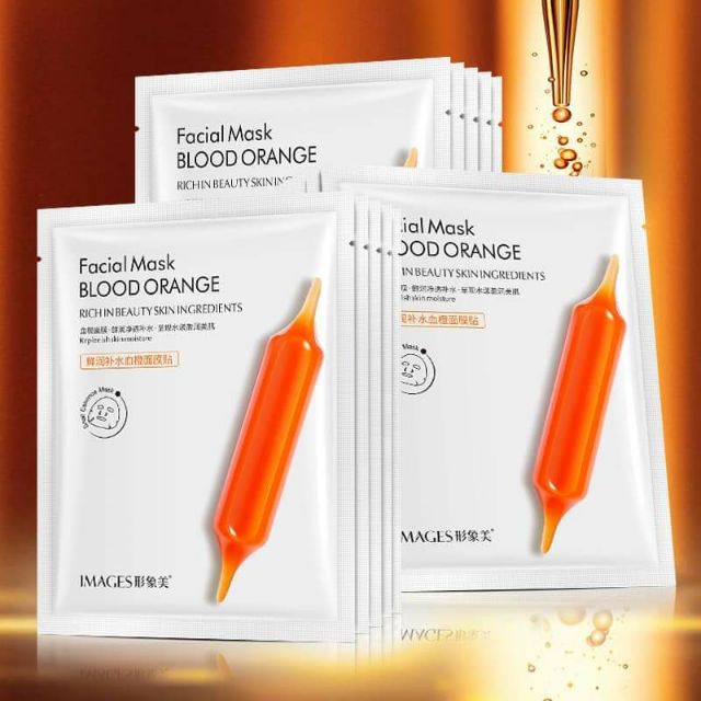 Mặt nạ cam đỏ cấp ẩm, dưỡng trắng, giảm mụn images