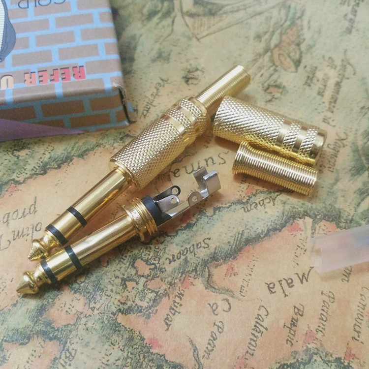 Lò Xo 3 Cực 6.5mm Bằng Kim Loại Cho Tai Nghe