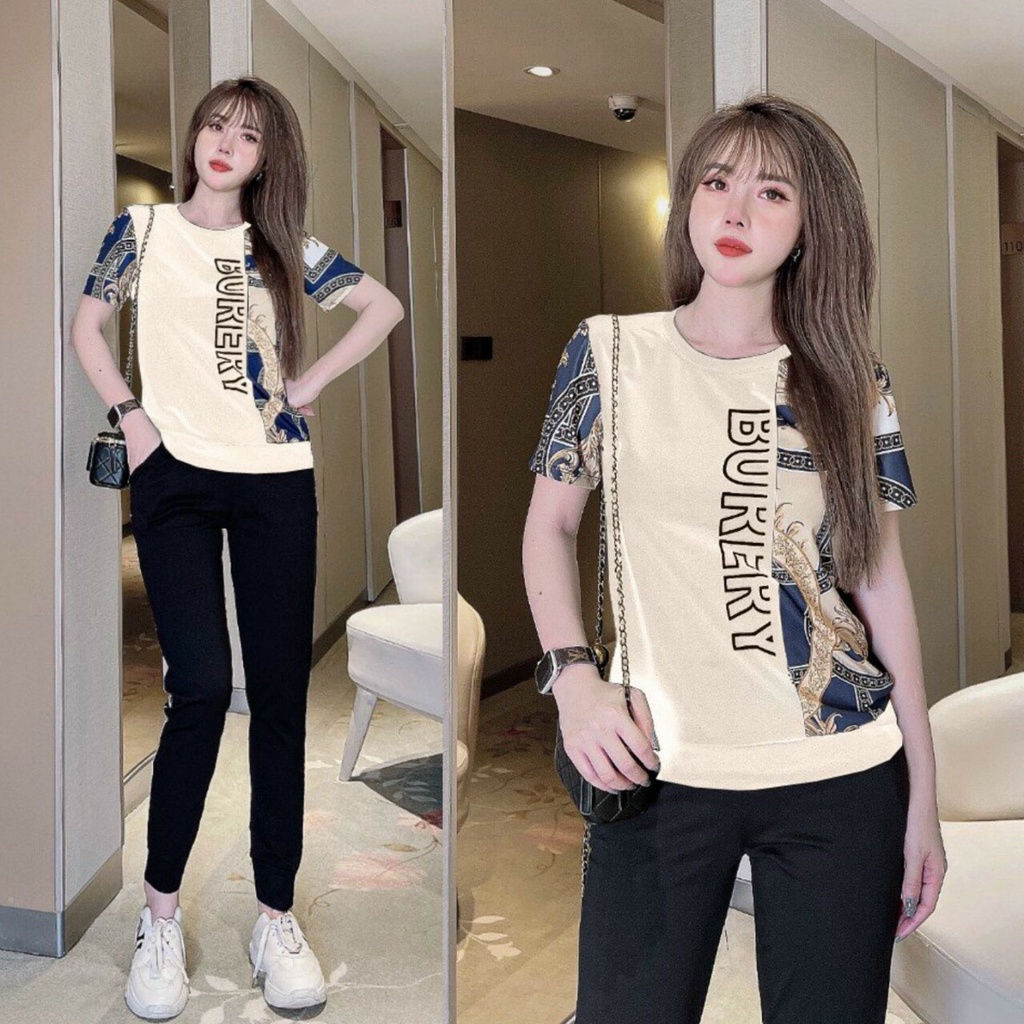 Đồ bộ nữ thun cotton bigsize đen set đi chơi mặc nhà cao cấp sang chảnh cotton mềm đẹp co giãn 4 size thời trang COBI