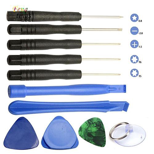 ✌ FT ✌ 11Pcs/Set Cellphones Opening Pry Repair Tool Kit Screwdrivers Tools Set Ferramentas Kit