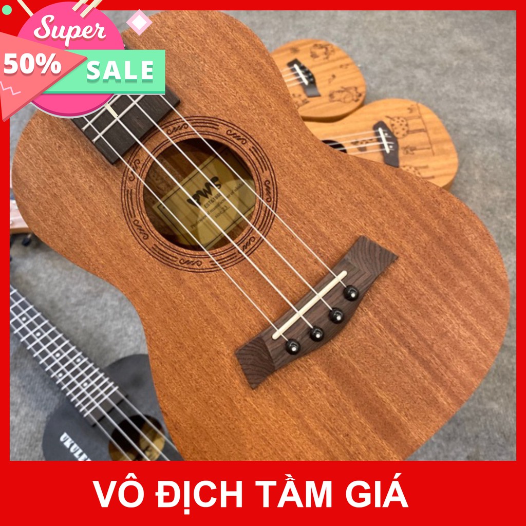 Đàn Ukulele Concert BWS - (tặng đủ phụ kiệm+ gồm cả bao đựng )