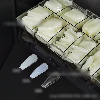 Móng úp tay form thang trơn đục và trong