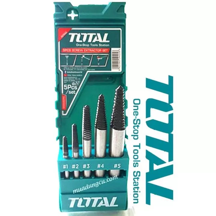 Bộ 5 mũi taro lấy ốc gãy Total TACSE0056