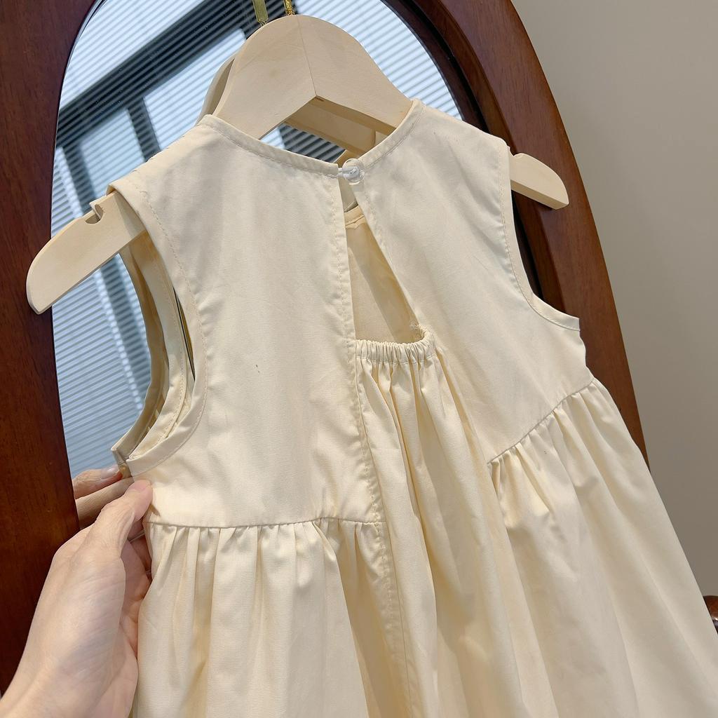 Váy Sát Nách Babydoll Trơn Màu (TẶNG KÈM MŨ) A1396 Cho Bé Gái - Jumping Beans Official Store