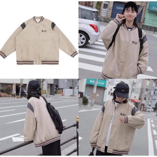 Áo khoác bomber kaki , áo khoác nữ.hot 2021 + có ảnh thật áo unsiex ulzzang