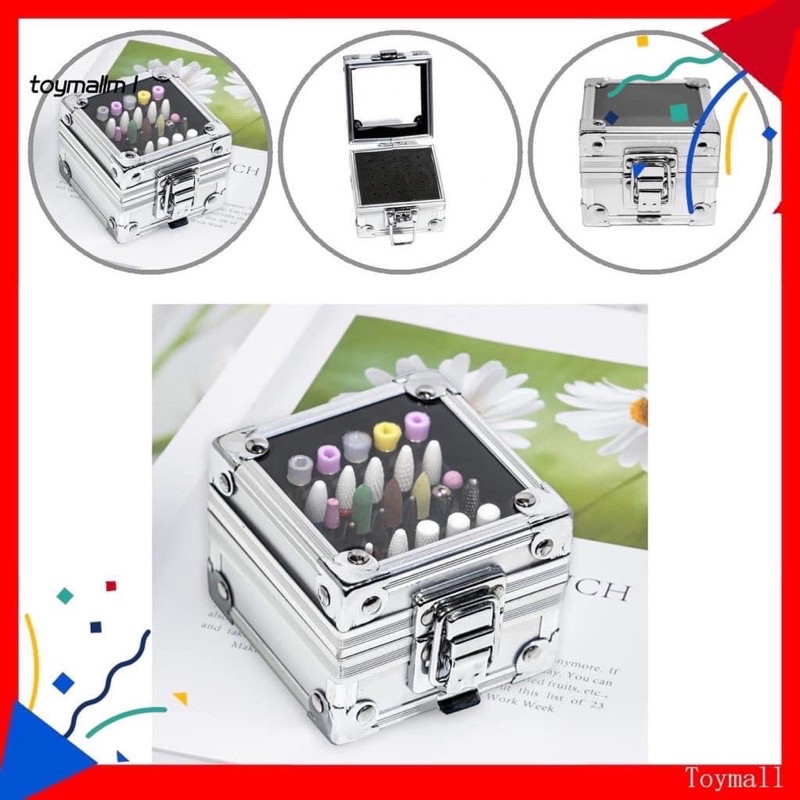 Phụ kiện cắm đầu mài - Hộp bảo quản đầu mài MaiAnhNails