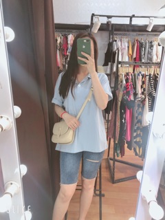Phông cổ đức dáng oversize