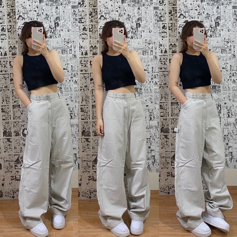 Quần kaki túi hộp cargo pants 2hand