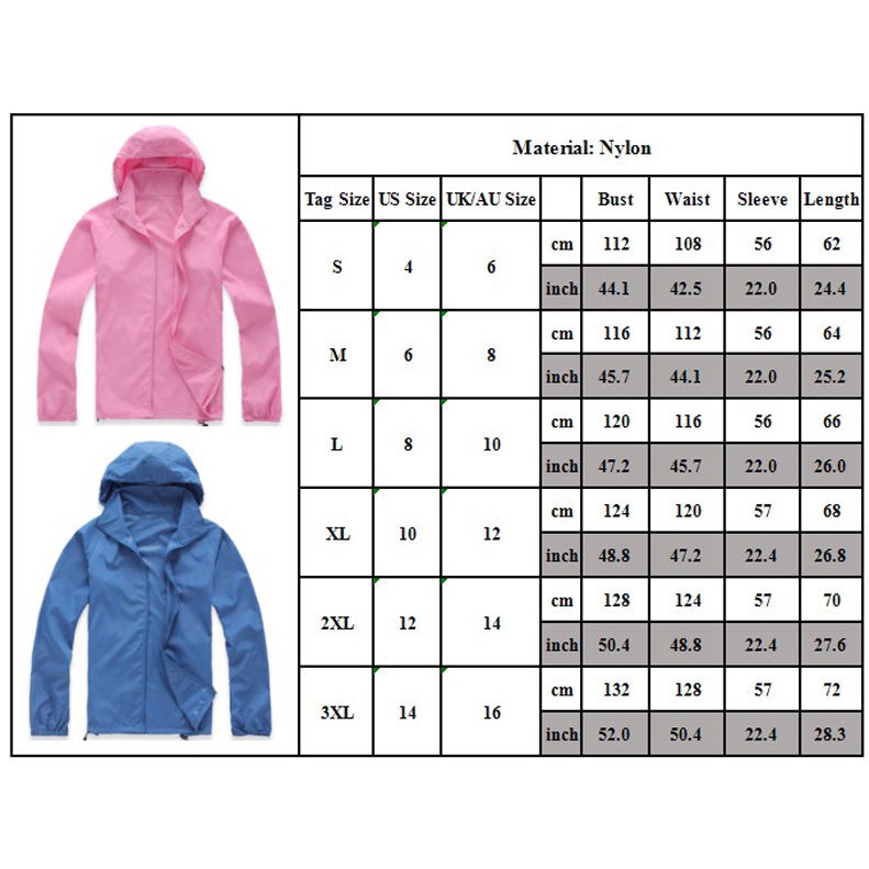 Áo Khoác Chống Nắng Chống Gió Chống Thấm Nước Siêu Mỏng Thoáng Khí Thời Trang Mùa Hè Cho Nam Và Nữ