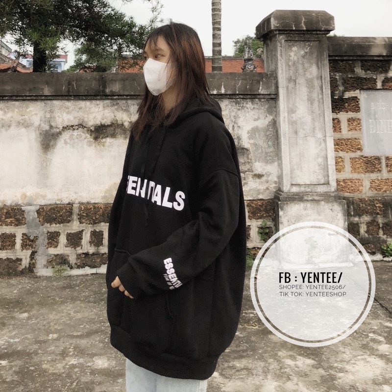 Áo hoodie Essentiall chữ ngực ( ảnh thật ) | BigBuy360 - bigbuy360.vn