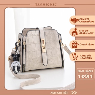Túi xách nữ túi đeo chéo vân da cá sấu đẹp cao cấp công sở thời trang TAOMICMIC MSP071