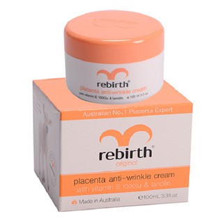 Kem Nhau Thai Cừu Chống Lão Hóa Dưỡng Trắng Và Giảm Nếp Nhăn Rebirth Úc 100ml - 1502310
