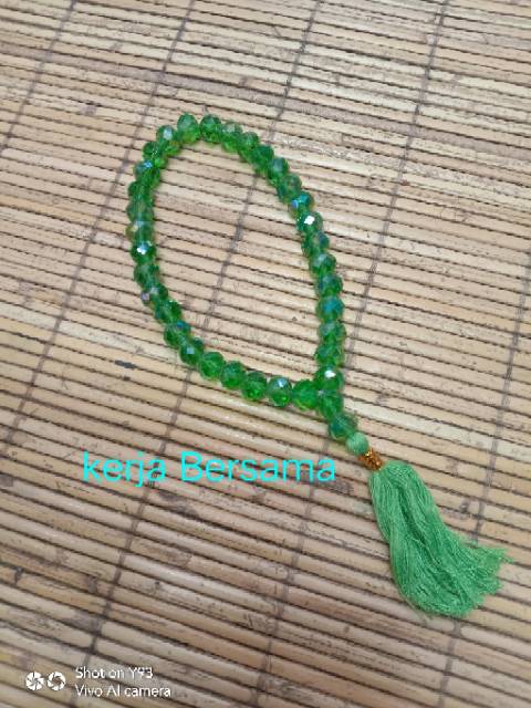 Bán Sỉ! Đá Pha Lê Tasbih Contents 33 Hạt Mã 2 8mm