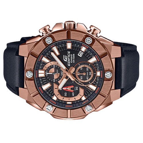 Đồng Hồ Nam Casio EFR 569BL - 1AV - Quartz - Dây Da