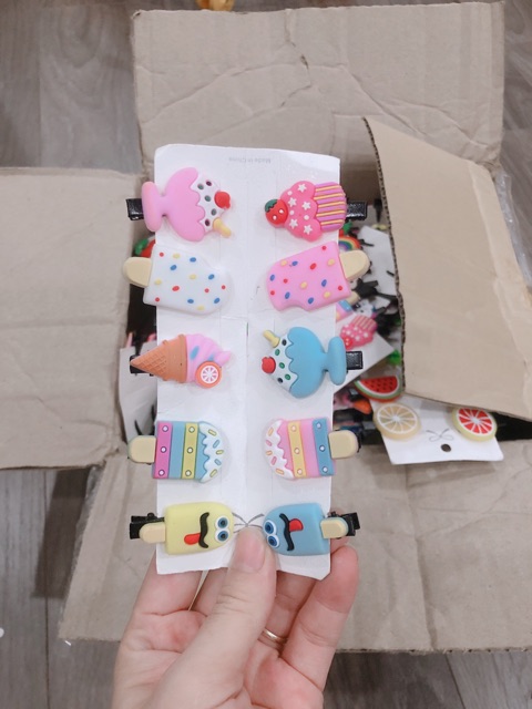 Kẹp tóc hoạt hình ngộ nghĩnh