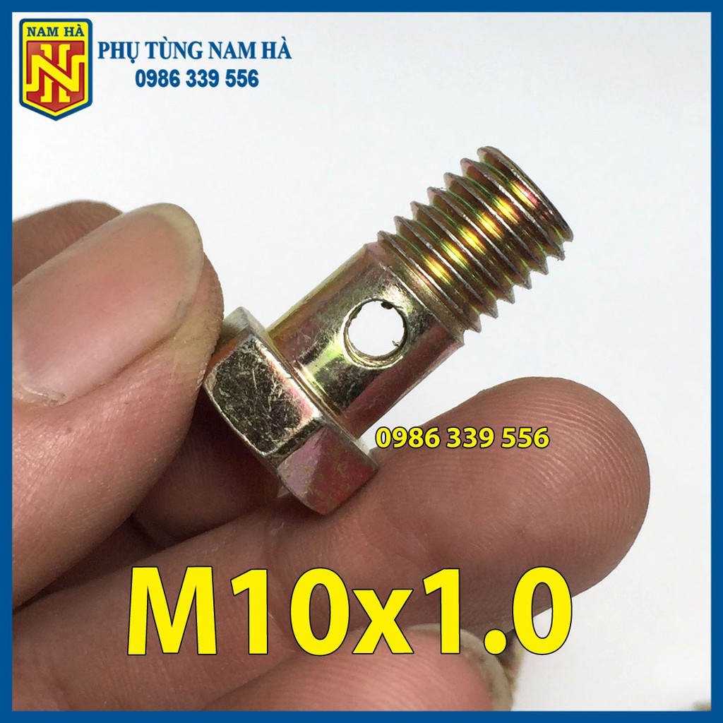 Ốc dây dẫn dầu đủ cỡ M10 đến M22 cho ô tô, máy xúc máy ủi máy công trình