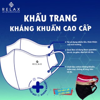 Khẩu trang vải Relax kháng khuẩn khử mùi tránh nắng