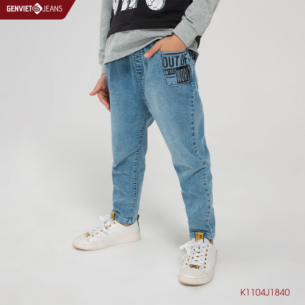 Quần Dài Jeans Trẻ Em GENVIET KID K1104J1840