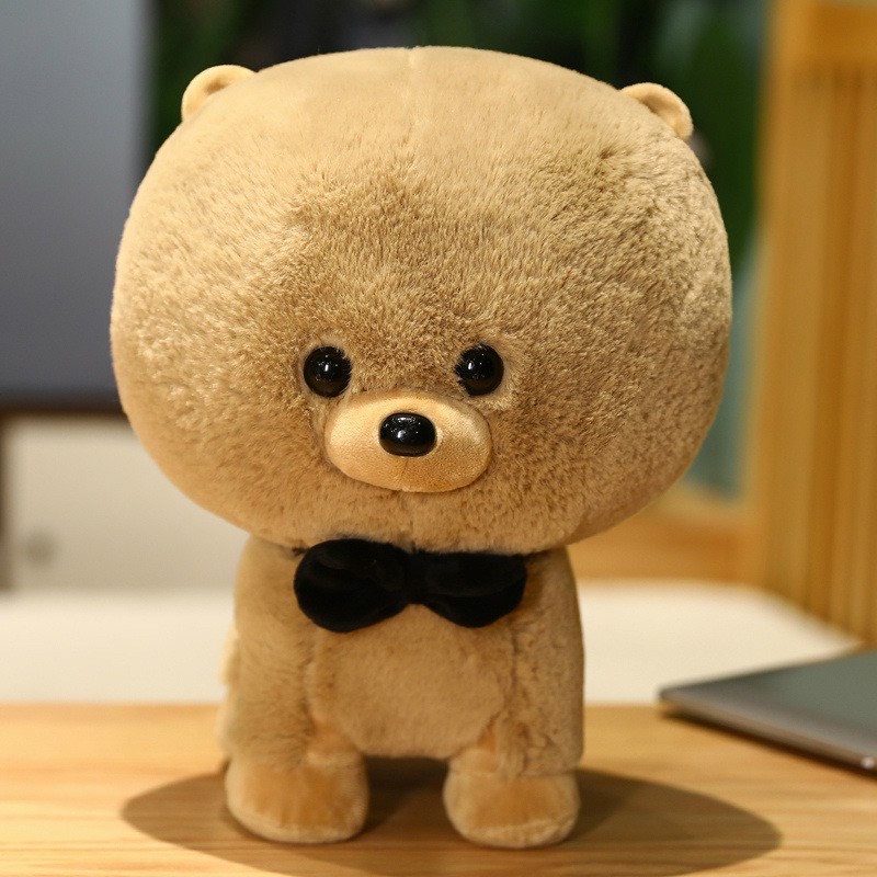 Gấu bông chó poodle siêu đáng yêu dài 50cm, vải bông mịn, mềm mại