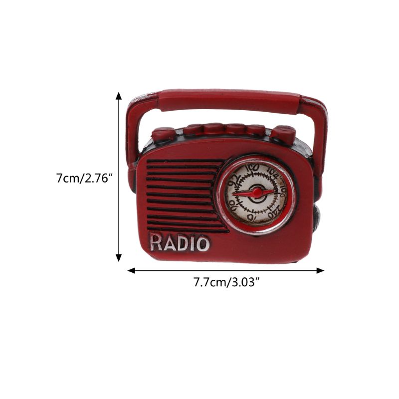 Radio Đồ Chơi Màu Đỏ Dùng Làm Phông Nền Chụp Ảnh Cho Bé