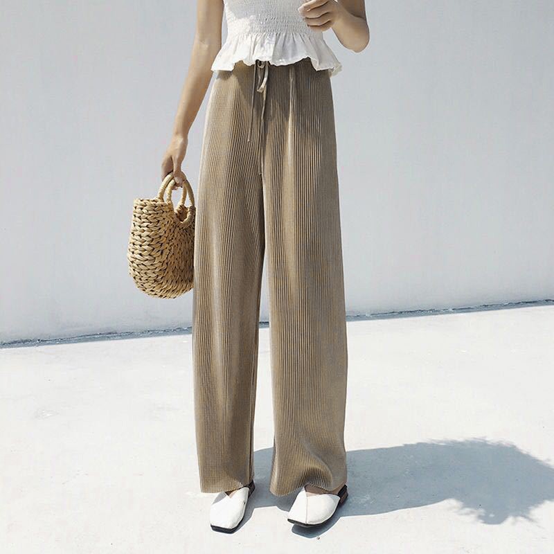 Quần voan ống rộng lưng cao sành điệu cho nữ | BigBuy360 - bigbuy360.vn