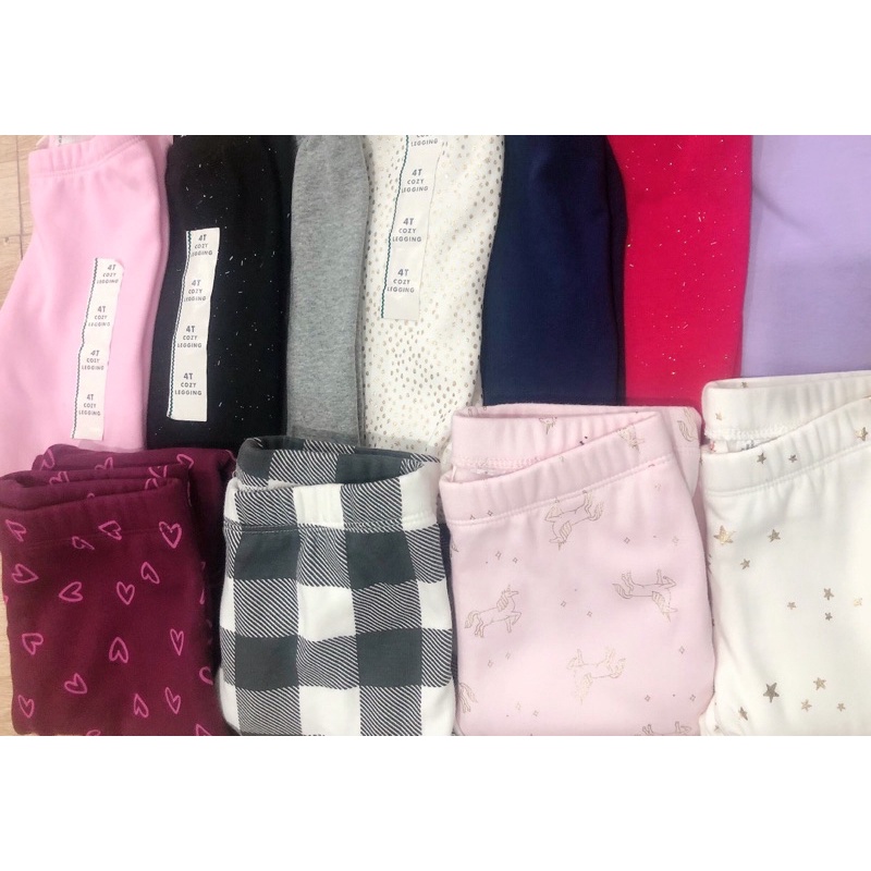 🍃Quần legging lót lông bé🍃