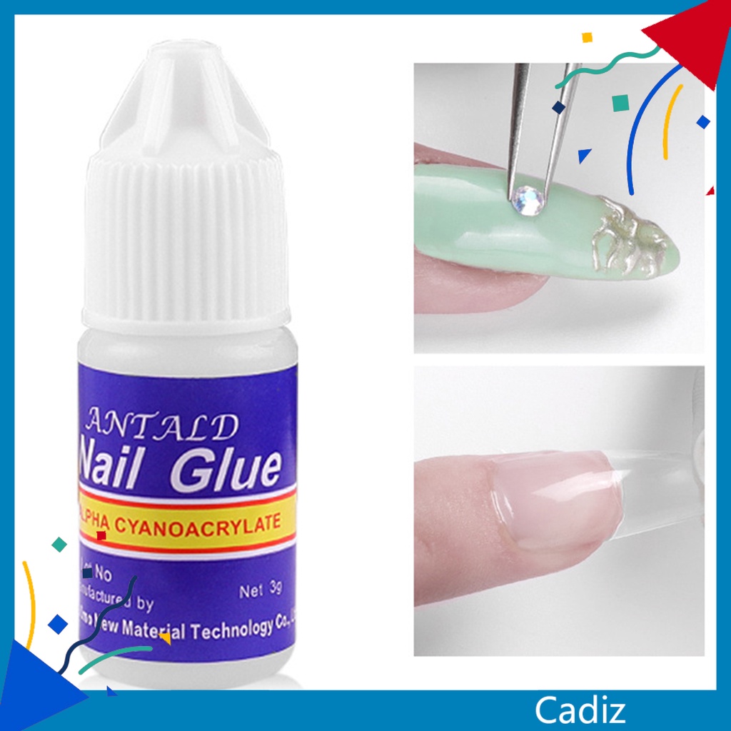 [Hàng mới về] Keo dán trang trí móng tay ANTALD tự nhiên dễ sử dụng 3g