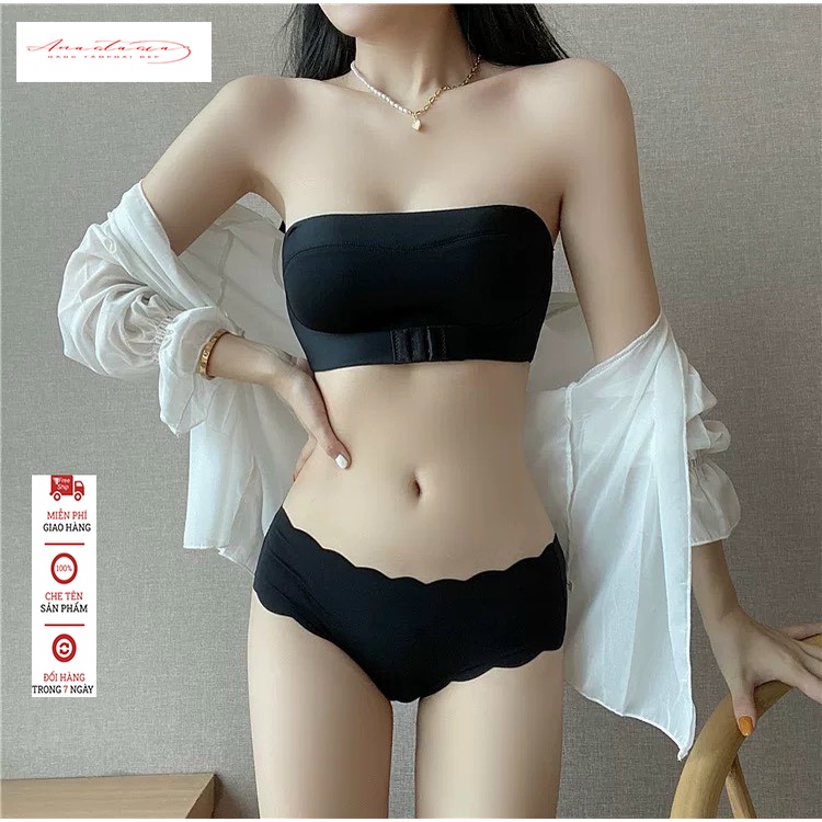 Áo Ngực Su Cài Trước Đệm Mút Mỏng Áo Lót Chống Tụt Xinh Xắn Mềm Mại Mặc Được Nhiều Kiểu Cho Nữ