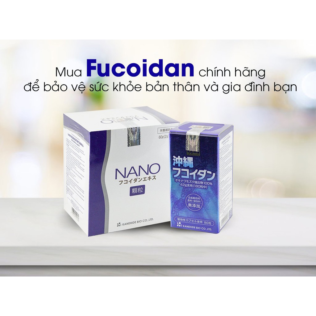 Nano Fucoidan Extract Granule 30 Gói - Hỗ Trợ Điều Trị Ung Thư