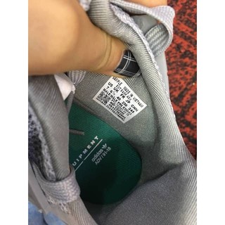 Giày EQT BASK ADV 2018 (xám trắng gót xanh)