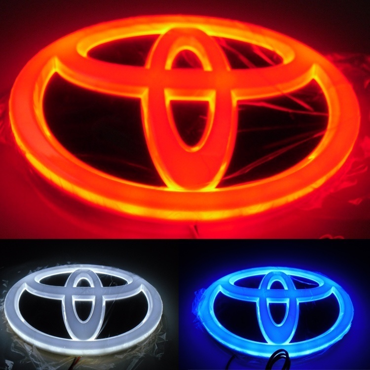 DJJ Sticker Logo 4D Dán Trang Trí Xe Hơi TOYOTA