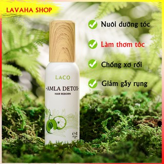 Xịt dưỡng tóc thơm lâu, ngăn ngừa và giảm tình trạng tóc xơ rối, gãy rụng - Amla Detox Hair Reborn 100ml - LAVAHA SHOP