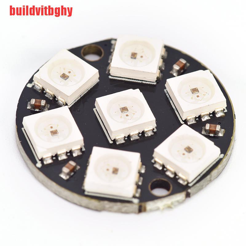 {buildvitbghy}7-Bit WS2812 5050 RGB LED Ring Round Decoration Bulb Arduino OSE