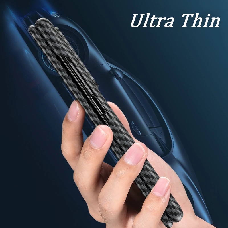 Ốp điện thoại sợi carbon 2 trong 1 dành cho Samsung Z Fold 3