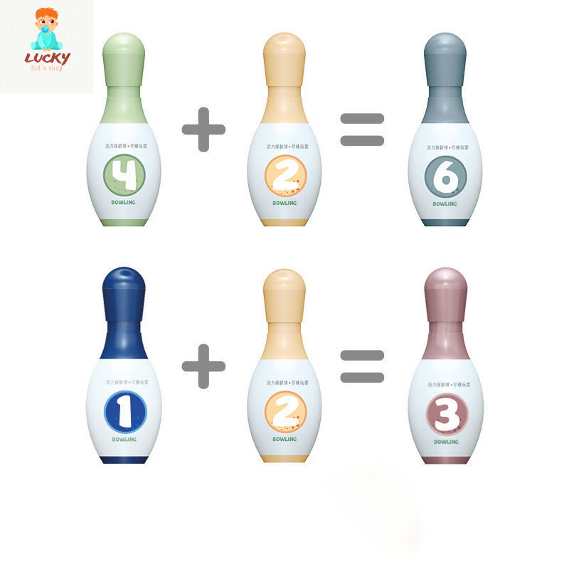 Đồ chơi vận động ném bóng bowling hình khủng long, phát triển trí tuệ cho trẻ em, trẻ con, bé trai, bé gái 2 3 4 5 tuổi