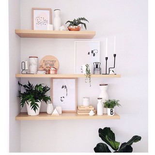 Set Kệ bắt tường  thanh 50 x 14 cm