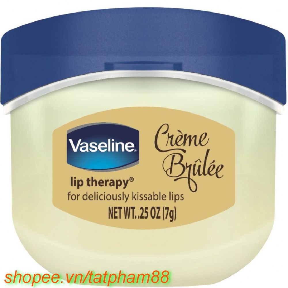 Sáp Dưỡng Môi 7g Vaseline Lip Therapy Creme Brulee Không Màu, tatpham88 Chất Lượng Tạo Nên Niềm Tin.