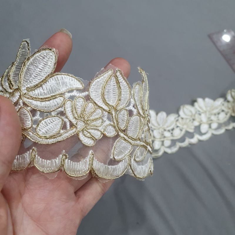 Ren bèo trang trí viền bản 2cm và 3,5cm