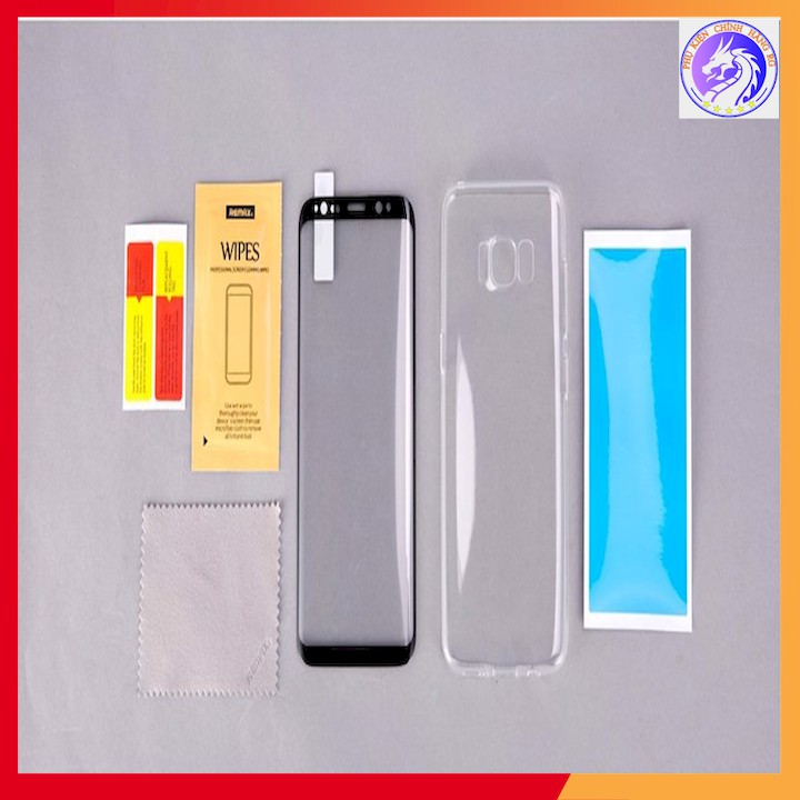 Combo Miếng Gián Cường Lực Full Màn Hình và Ốp Dẻo Trong Suốt cho SAMSUNG S8