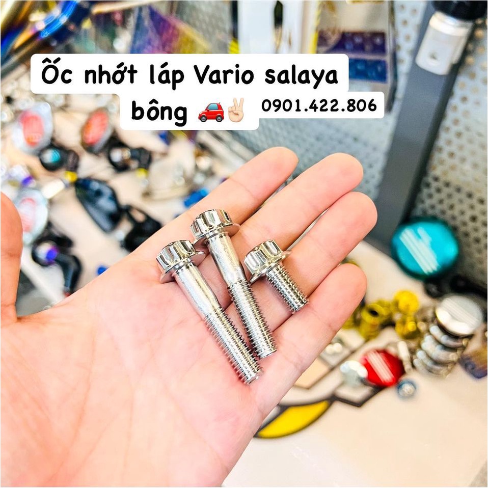 Combo ốc salaya nhớt láp tay ga