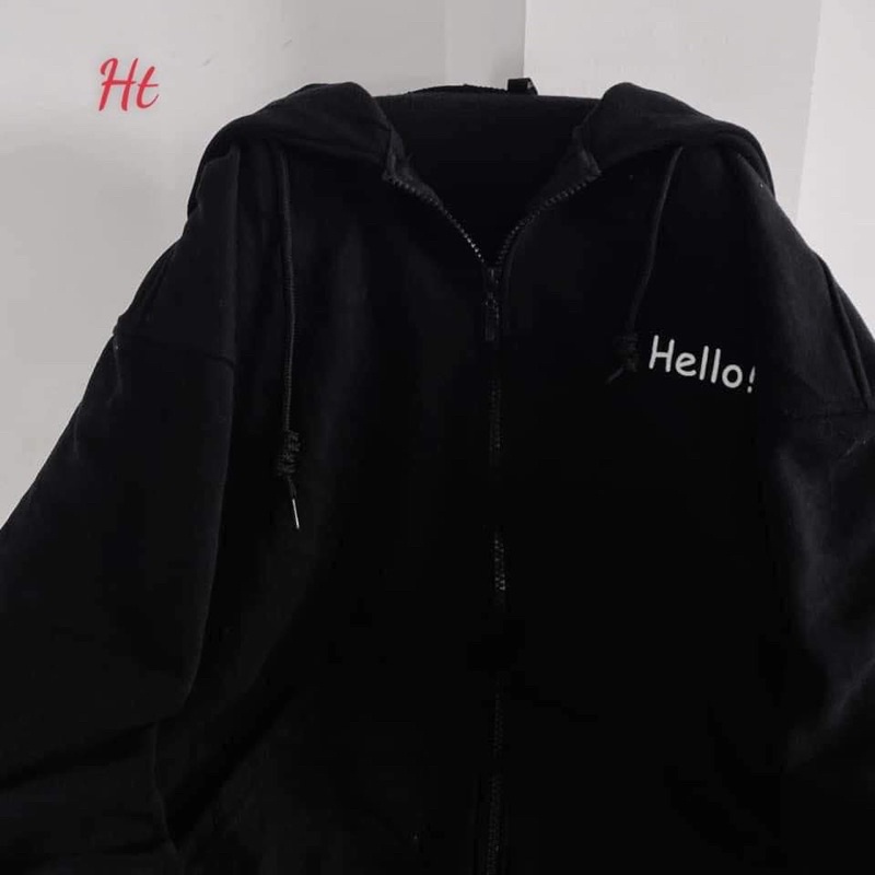 Áo khoác nỉ cotton hello H2A