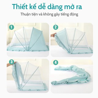 Màn Chụp Tự Bung Trẻ Em Chống Muỗi Cao Cấp - Mùng Chụp Cho Bé Thương Hiệu Kiều Phi Chất Lượng Cao