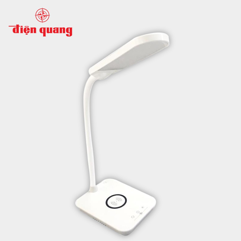 Đèn bàn LED Bảo vệ thị lực Điện Quang ĐQ LDL14 WCH 15W (Tích hợp sạc không dây, 15W, màu trắng)