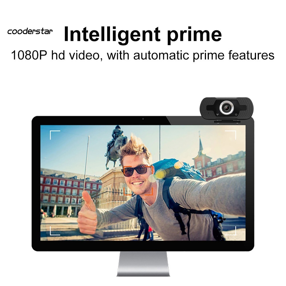 Webcam quay phim độ phân giải cao USB 2.0 1080P kèm mic cho PC Laptop | BigBuy360 - bigbuy360.vn