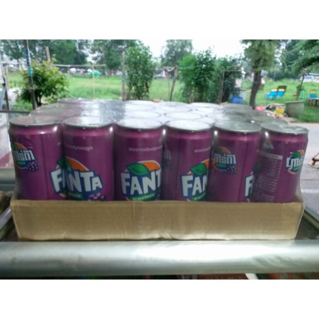 Fanta Thái lan vị nho thùng 24 lon