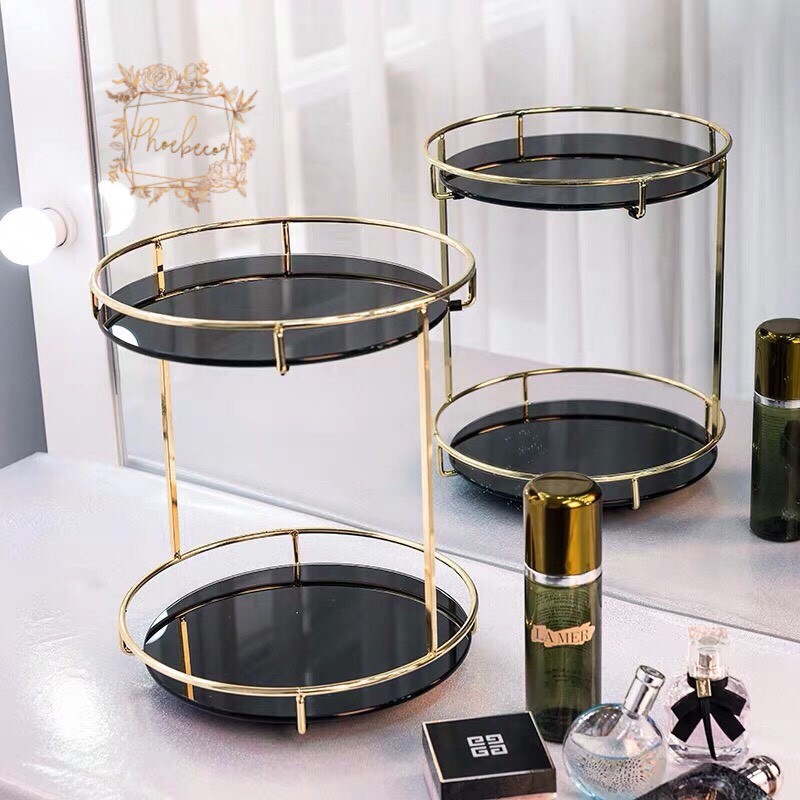 Giá đựng mỹ phẩm đế xoay 360 độ - PB127 | BigBuy360 - bigbuy360.vn